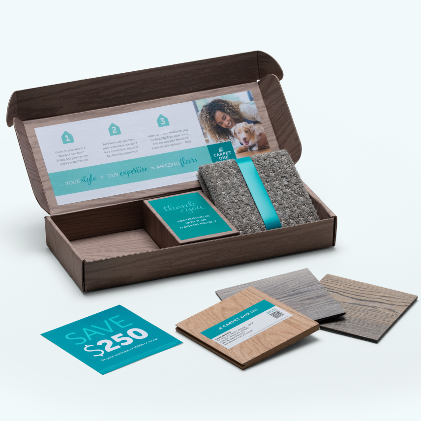 flooring sample box
